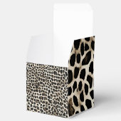 Dierenprint - Papieren gunstbox Bedankdoosjes (Geopend)