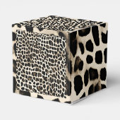 Dierenprint - Papieren gunstbox Bedankdoosjes (Achterkant)