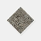 Dierenprint - Papieren noppen Servet (Hoek)