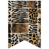 Dierenprint - Party Bunting Banner (Derde vlag)