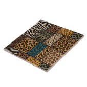 Dierenprint Patchwork Tegeltje (Zijkant)