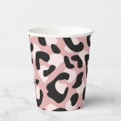 Dierenprint patroon papieren bekers (Links)
