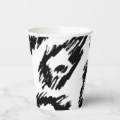 Dierenprint patroon papieren bekers (Links)