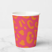 Dierenprint patroon papieren bekers (Links)