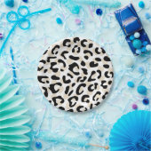 Dierenprint patroon papieren bordje (Feest)