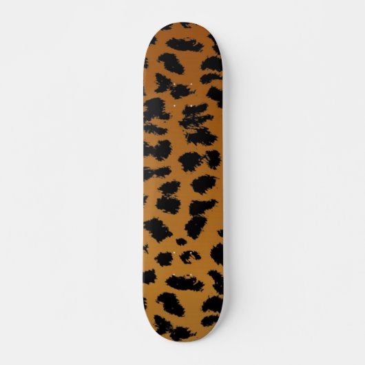 Dierenprint patroon persoonlijk skateboard (Voorkant)