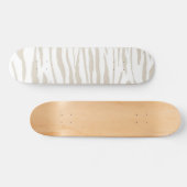 Dierenprint patroon persoonlijk skateboard (Horizontaal)