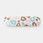 Dierenprint patroon persoonlijk skateboard (Horizontaal)