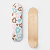 Dierenprint patroon persoonlijk skateboard (Voorkant)