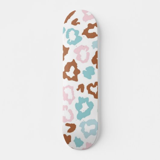 Dierenprint patroon persoonlijk skateboard (Voorkant)