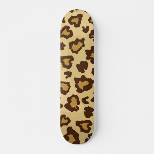 Dierenprint patroon persoonlijk skateboard (Voorkant)