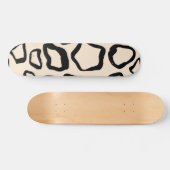 Dierenprint patroon persoonlijk skateboard (Horizontaal)