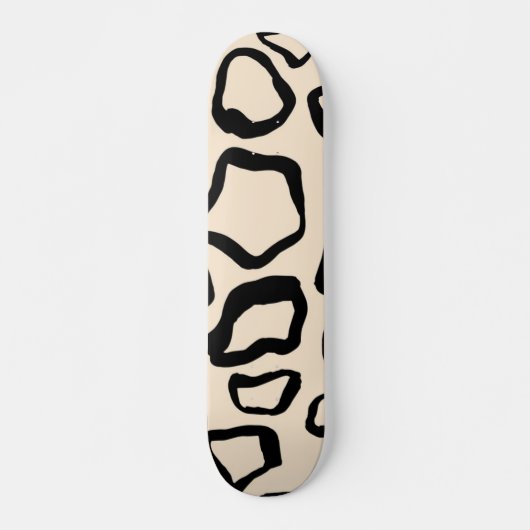 Dierenprint patroon persoonlijk skateboard (Voorkant)