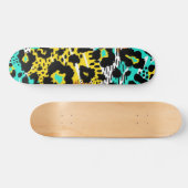 Dierenprint patroon persoonlijk skateboard (Horizontaal)