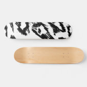 Dierenprint patroon persoonlijk skateboard (Horizontaal)