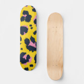 Dierenprint patroon persoonlijk skateboard (Voorkant)