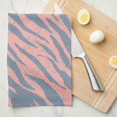Dierenprint patroon theedoek (Quarter Fold)
