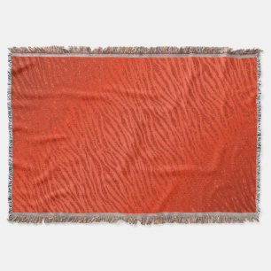 Dierenprint Rood Glitter Glam Deken