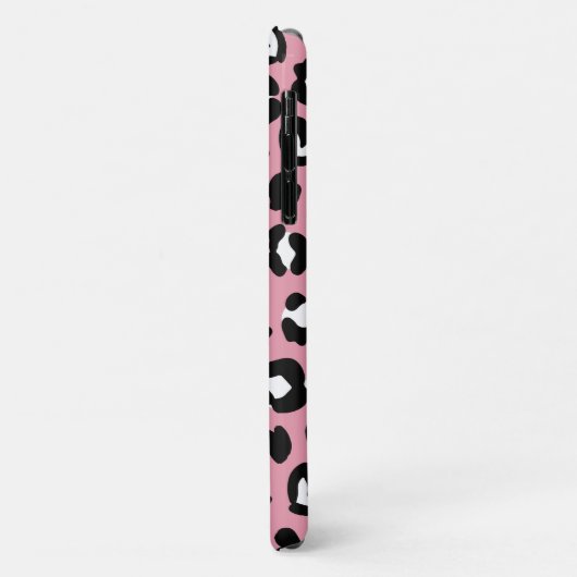 Dierenprint, roze luipaard, cheetah vlekken, harte Case-Mate iPhone case (Achterkant/links)
