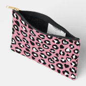 Dierenprint, roze luipaard, cheetah vlekken, harte etui (Open)