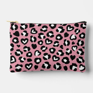 Dierenprint, roze luipaard, cheetah vlekken, harte etui
