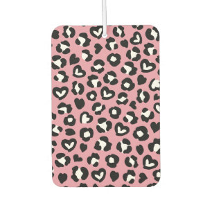 Dierenprint, roze luipaard, cheetah vlekken, harte luchtverfrisser
