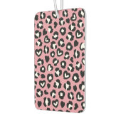 Dierenprint, roze luipaard, cheetah vlekken, harte luchtverfrisser (Links)
