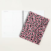 Dierenprint, roze luipaard, cheetah vlekken, harte planner (Display)