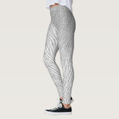 Dierenprint Silver Glitter Glam Leggings (Links)