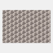 Dierenprint Snake Taupe Inpakpapier Vel (Voorkant 2)