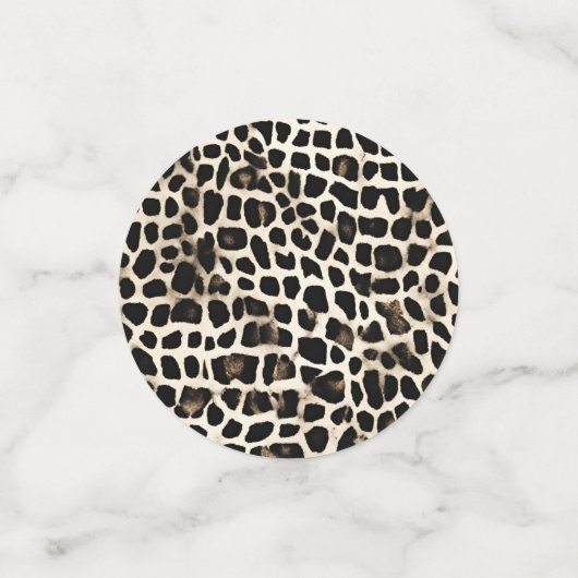 Dierenprint - Tafel Confetti (Kleine voorkant)