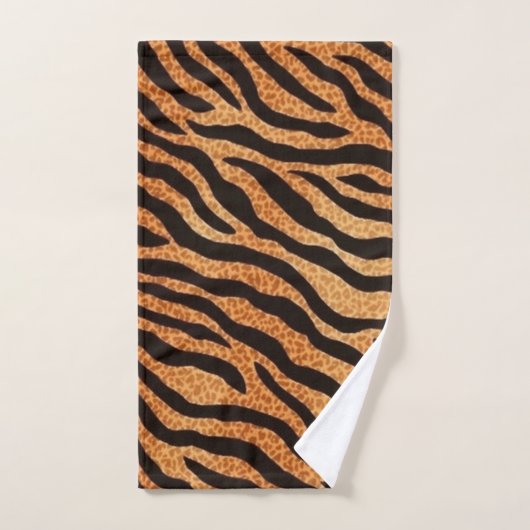 Dierenprint Tijger Stripes Patroon Drank Handdoek (Handdoek)