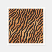 Dierenprint Tijger Stripes Patroon Drank Servet (Voorkant)