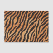 Dierenprint Tijger Stripes Patroon Drank Tissuepapier (Voorkant)