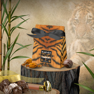 Dierenprint Tijger Verjaardag Favoriet Box Bedankdoosjes