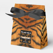 Dierenprint Tijger Verjaardag Favoriet Box Bedankdoosjes (Voorkant Zijde)