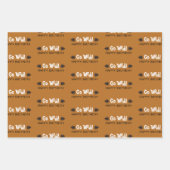 Dierenprint Tijger Verjaardag Wrap Papier Blad 3 s Inpakpapier Vel (Voorkant 3)