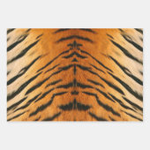 Dierenprint Tijger Verjaardag Wrap Papier Blad 3 s Inpakpapier Vel (Voorkant)