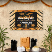 Dierenprint Tijger Verjaardagsbanner Spandoek