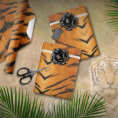 Dierenprint Tijger Wrapping Papier