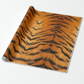 Dierenprint Tijger Wrapping Papier (Uitgerold)