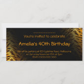 Dierenprint uitnodiging (Achterkant)