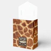 Dierenprint Verjaardag Giraffe Favor Box Bedankdoosjes (Geopend)