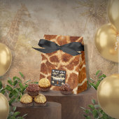 Dierenprint Verjaardag Giraffe Favor Box Bedankdoosjes