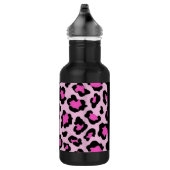 Dierenprint waterfles roze zwart (Rechts)
