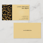 Dierenprint Wild Exotic Zebra & Cheetah Leopard Visitekaartje (Voorkant / Achterkant)