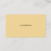 Dierenprint Wild Exotic Zebra & Cheetah Leopard Visitekaartje (Achterkant)