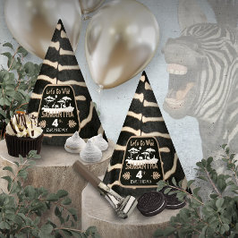Dierenprint Zebra Verjaardagsfeestje Pet Feesthoedjes