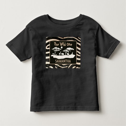 Dierenprint Zebra Wild T-shirt (Voorkant)