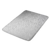 Dierenprint Zilveren Glitter Glam Badmat (Gekanteld)